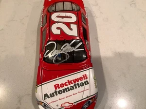 DENNY HAMLIN AUTOGRAPHED 2006 MONTE CARLO ROCKWELL AUTOMATION DIECAST & CARD - Picture 1 of 19