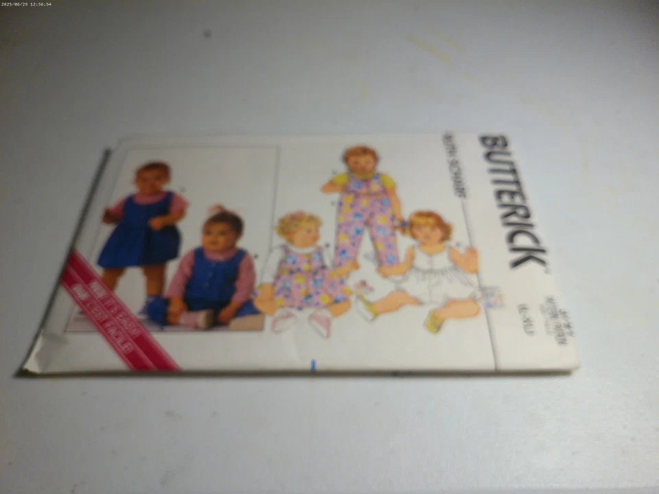 INFANT GIRLS  BUTTERICK 3791 SEWING Pattern DRESS JUMPER TOP size L, XL - Image 1 of 1