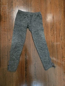 Sz M The Children's Place Girls Grey Leggings Criss Cross - Picture 1 of 6
