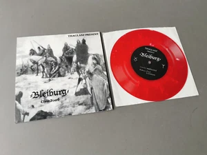 BLEIBURG lim red white marbled Vinyl  7" Chess Board (1999 Thaglasz Germany) - Picture 1 of 2