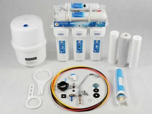 5 Stufen Umkehrosmose Anlage Osmose RO Membran Tank 3,2 GAL Wasserfilter Germany - Bild 1 von 24