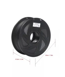 Filament d'imprimante 3D fibre de carbone + bobine PLA 1,75mm 1kg dimension E6E3 - Photo 1/4