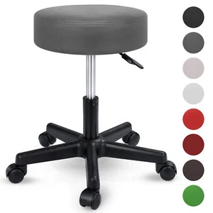 Rollhocker Grau Arbeitshocker Hocker Drehhocker Kosmetikhocker Praxishocker - Bild 1 von 6
