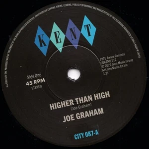 Joe Graham - Higher Than High - Modern Northern Soul - Kent Select 45 - Picture 1 of 4