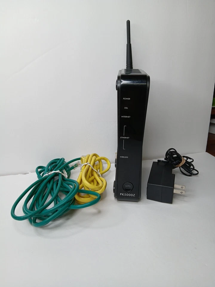 Qwest CenturyLink ZyXel PK5000Z Modem Wireless Wi-Fi Router Tested - Image 1 of 4