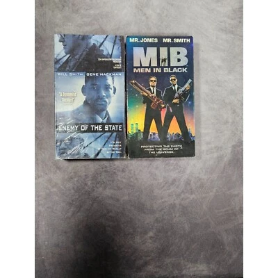 LOT OF 2 WILL SMITH VHS (MEN IN BLACK / ENEMY OF THE STATE) - Image 1 of 4