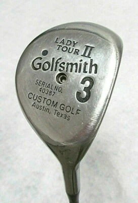 GOLFSMITH Lady Tour II Ser# 40387 Fairway 3 Madera Derecha ~ Damas Flex Varilla Grafito  Foto 1 de 4