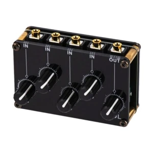 Stereo Mini Mixer 4 Channel Mini Mixer Stereo Passive Mixer - Picture 1 of 8