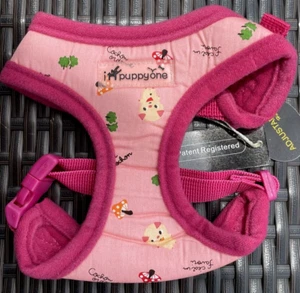 Hundegeschirr, ohne Zug verstellbar, My Darling, rosa klein 13-17,5" Brust IPuppyOne - Bild 1 von 4