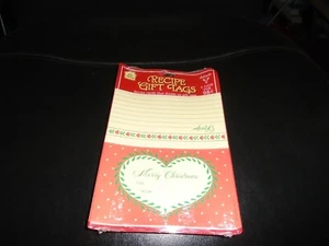 NOS VINTAGE AMBASSADOR PACKAGE OF 6 RECIPE GIFT TAGS CHRISTMAS - Picture 1 of 1