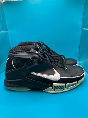 RARE NIKE Air Uptempo Pro Black And White Basketball Shoes Sz 10 313125-011 - Image 1 of 4