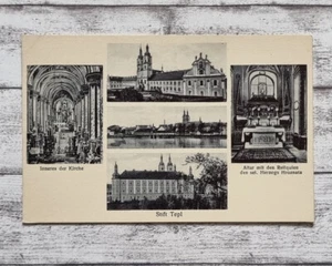 AK Tepl Stift Tepla Kirche Altar Reliquien Herzog Hroznata Ansichtskarte Vintage - Picture 1 of 2