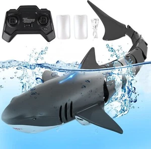 Remote Control Shark Toy - Air Swimming RC Balloon, Interactive Toy for Kids & B - Picture 1 of 9