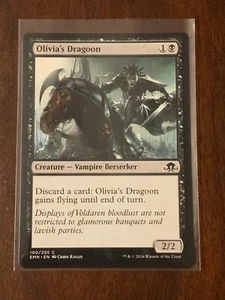 Magic the Gathering Eldritch Moon Olivia's Dragoon - Picture 1 of 2
