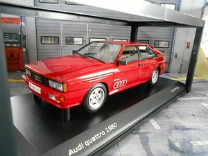 AUDI Quattro 10V Turbo Coupe rosso 1980 Minichamps RARO Audi Dealer 1:18 - Foto 1 di 6