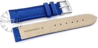Wrist Watch Band Pin Buckle 100% Watertight Plastic Blue 18mm 24mm 28mm New - Image 1 of 3
