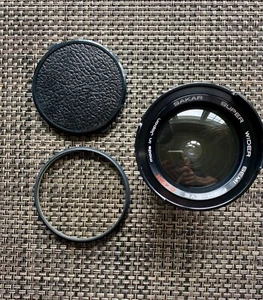 SAKAR SUPER WIDER SEMI FISH-EYE 0.42 WITH HOYA 77mm & BOWER 46mm with Case - Picture 1 of 6