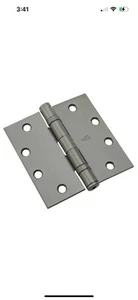 National Hardware N236-011 kugelagertes kommerzielles Scharnier 4-1/2" grauer Hauptmantel - Bild 1 von 4