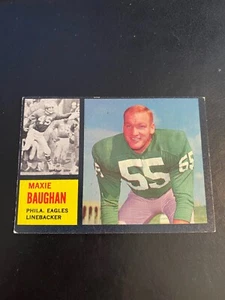 1962 TOPPS FOOTBALL #124 MAXIE BAUGHAN!! SPEDIZIONE 1€!! - Foto 1 di 2