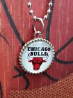 Chicago Bulls Basketball Necklace