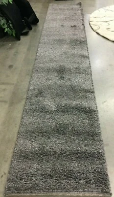 DARK GREY 2'-3" X 13' Back Stain Rug Reduced Price 1172640406 SG151-8484-213 - Image 1 of 4