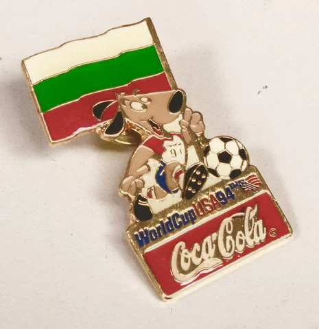 World Cup USA 94 Soccer Bulgaria Flag Pin (Peter and David) Cover