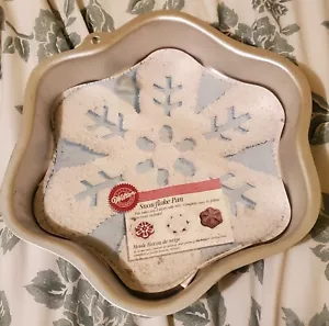 Rare Vintage Snowflake Cake Pan Wilton # 2105-2067 Snow Flake 2002 Baking Mold - Picture 1 of 3