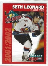 2001-02 Kelowna Rockets (WHL) Seth Leonard