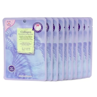 BeauuGreen Collagen Essence Mask 23g x 10ea K-Beauty - Image 1 of 4