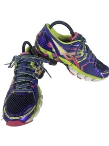 Asics Gel-Sendai 2 Damengröße 9,5 Laufschuhe lila aqua pink T4A6N " - Bild 1 von 8