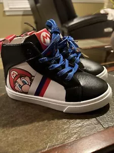 SUPER MARIO BROTHERS BROS NINTENDO MARIO LUIGI SNEAKERS HIGHTOPS Größe 1 SCHUHE - Bild 1 von 8