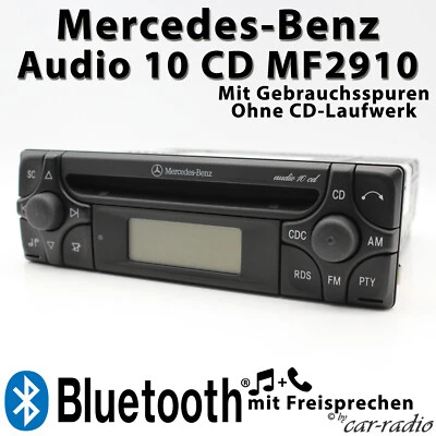 Original Mercedes Audio 10 CD MF2910 MP3 Bluetooth Radio MIC Autoradio ohne LW - Bild 1 von 4