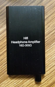 16-300Ω Mini HiFi Headphone Amplifier Portable Earphone AMP 3.5mm - Picture 1 of 4