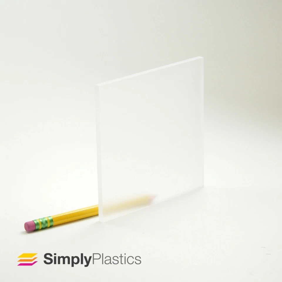 Perspex Frosted Clear Acrylic Plastic Sheet Panel / A5 A4 A3 A2 A1 + Cut to Size