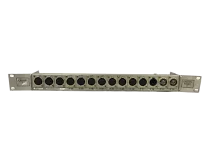 XLR Patch bay 1RU 1 XLR Male 11 XLR Female 2 BNC Neutrik - Picture 1 of 2