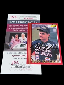 Jeff Gordon signed 1992 MAXX BGN ROOKIE OF THE YEAR NASCAR HOFer card JSA COA - Picture 1 of 2