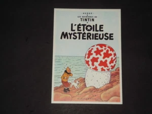 CARTE POSTALE HERGE TINTIN ET L'ETOILE MYSTÉRIEUSE 1981 - Picture 1 of 1
