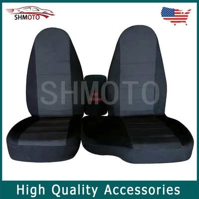 Cubierta de asiento para Ford Ranger 1998-2003 negro gris profundo banco trasero alto 60/40 Foto 1 de 4