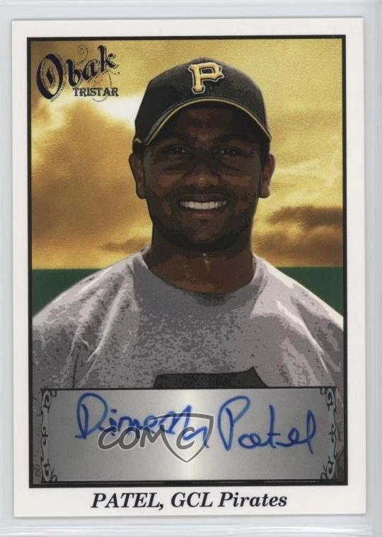 2009 TRISTAR Obak Auto Blue /200 Dinesh Patel #A23 Auto - Image 1 of 2