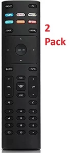 Paquete de 2 teclas XRT136 para Vizio Smart TV control remoto Vudu Amazon iheart Netflix 6 - Imagen 1 de 12