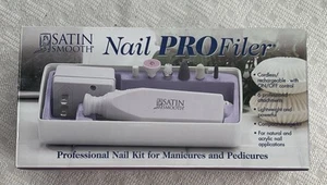 Jilbere de Paris Satin Smooth Nail Pro Filer Cordless Rechargeable On/Off NEW! - Picture 1 of 3