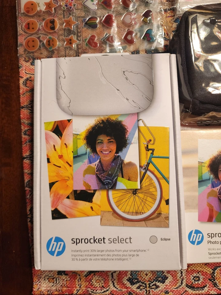HP Sprocket Select Portable Instant Photo Printer Bundle - Image 1 of 4