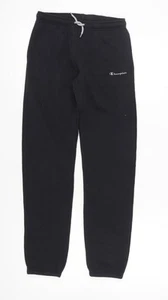 Champion Boys Black Jogger Trousers XL - Casual Comfortable Wear - Picture 1 of 12