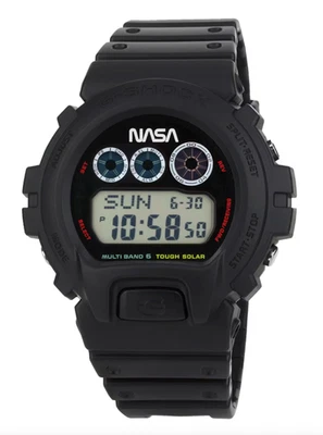 Casio G-Shock GW6900NASA24-1 NASA Edition Solar Black Resin Digital Watch 200M - Image 1 of 4