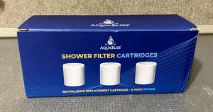 Aquabliss SFC100 Revitalisierende Ersatz-Duschfilterpatronen 3er-Pack Neu in OVP - Bild 1 von 5