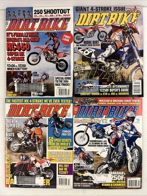 Dirt Bike Motorcycle Magazines 2001 2002 2006 2007 - 7 Issues - Image 1 of 3