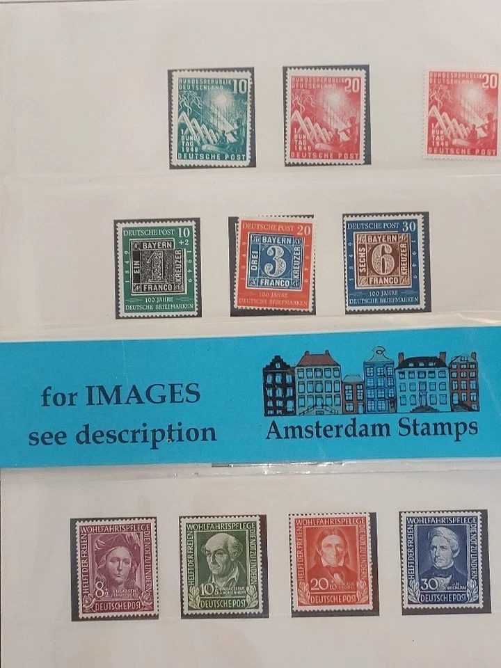 Germany Bund 1949-1969 vf MNH cpl (except Posthorn) collection in album TOP! - Image 1 of 1