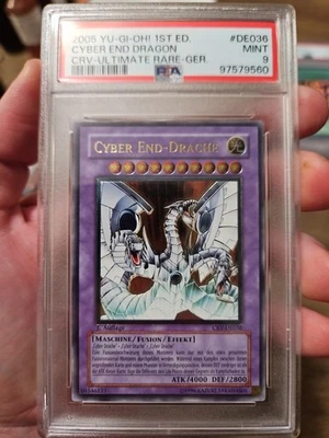 PSA 9 Cyber End Dragon German 1st Edition Ultimate Rare - Image 1 of 3