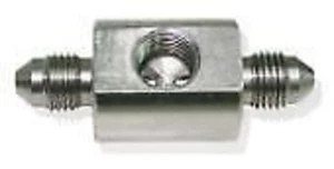 Aeroflow AF334-04 Stainless -4AN Union 1/8" Port Male to Male with 1/8"NPT Port - Picture 1 of 4