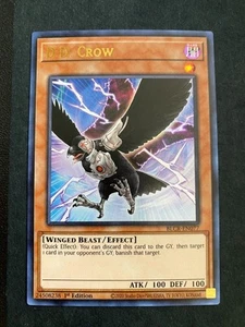Yugioh D.D. Crow BLCR-EN077 Ultra Rare 1st Edition NM - Picture 1 of 2